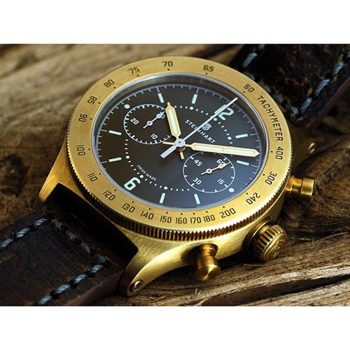 スタインハート/Steinhart/腕時計/マリーン/Marine Officer Bronze/メンズ/スイスメイド/クロノグラフ