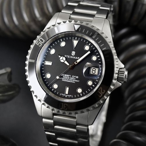 スタインハート/Steinhart/腕時計/オーシャン/Ocean 1 Black Ceramic/ダイバーズウォッチ/メンズ/スイスメイド