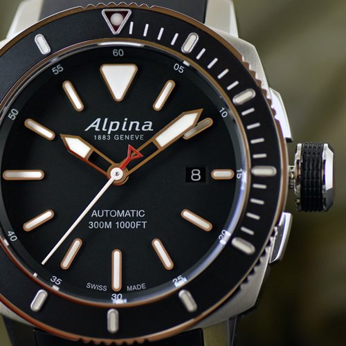 アルピナ/Alpina/腕時計/SEASTRONG DIVER/メンズ/スイスメイド/AL-525LBG4V6/ダイバーズウォッチ