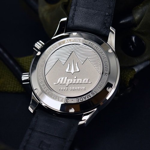 アルピナ/Alpina/腕時計/SEASTRONG DIVER/メンズ/スイスメイド/AL-525S4H6/ダイバーズウォッチ/クリーム