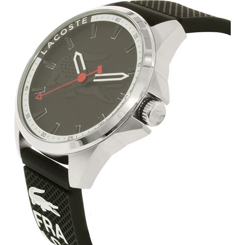 ラコステ 時計/2010840/シルバー×ブラックラバーベルト/腕時計の通販