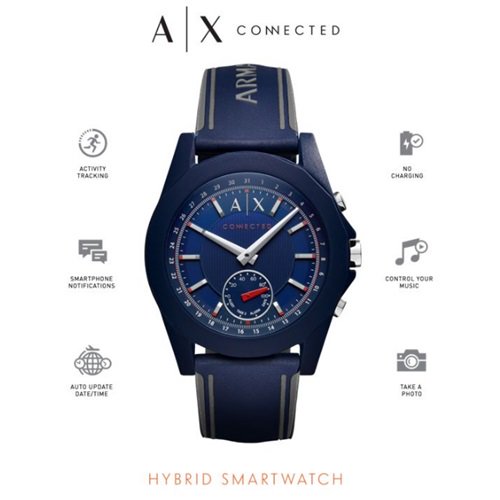 アルマーニエクスチェンジ/Armani Exchange/腕時計/スマートウォッチ/Hybrid Smartwatch/AXT1002/ネイビーブルー