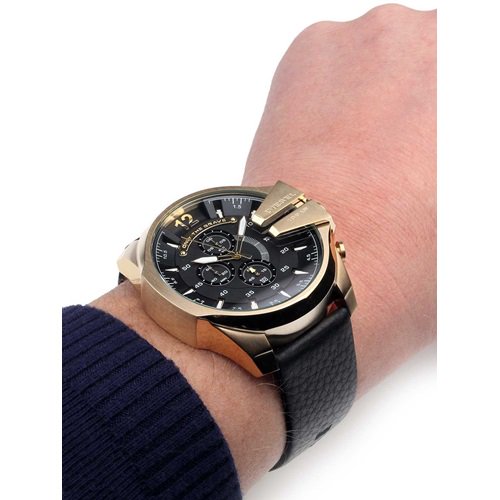 【カレンダー】 ディーゼル DIESEL 腕時計 DZ4344 メンズ メガチーフ MEGA CHIEF クオーツ クロノグラフ ブラック