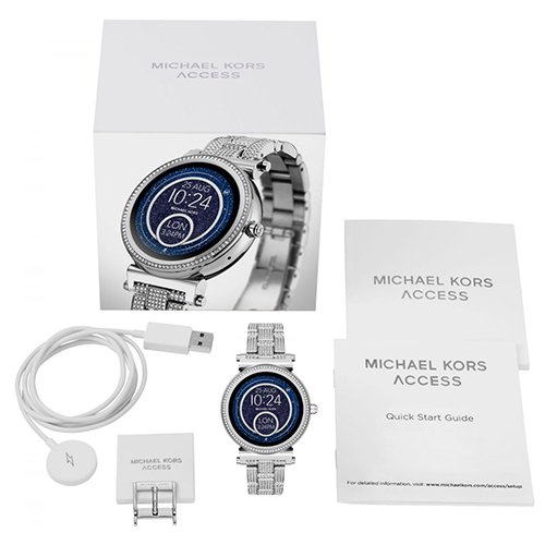 マイケルコース/Michael Kors/腕時計/レディース/SOFIE/ソフィー/MKT5024/シルバー  スマートウォッチ腕時計の通販ならワールドウォッチショップ