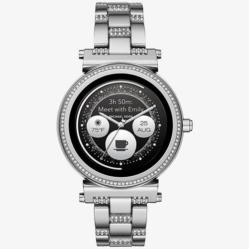 マイケルコース/Michael Kors/腕時計/レディース/SOFIE/ソフィー/MKT5036/シルバー  スマートウォッチ腕時計の通販ならワールドウォッチショップ