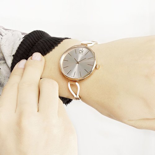 Calvin Klein/カルバンクライン/レディース腕時計/セレクション/K3V236L6/シルバー×ピンクゴールド -  腕時計の通販ならワールドウォッチショップ