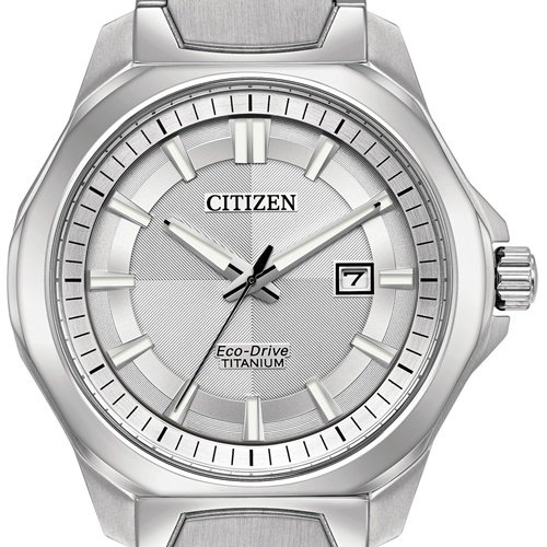 シチズン/CITIZEN/腕時計/Eco-Drive/エコドライブ/メンズ/AW1540-88A/ジャパンメイド/チタン/オールシルバー