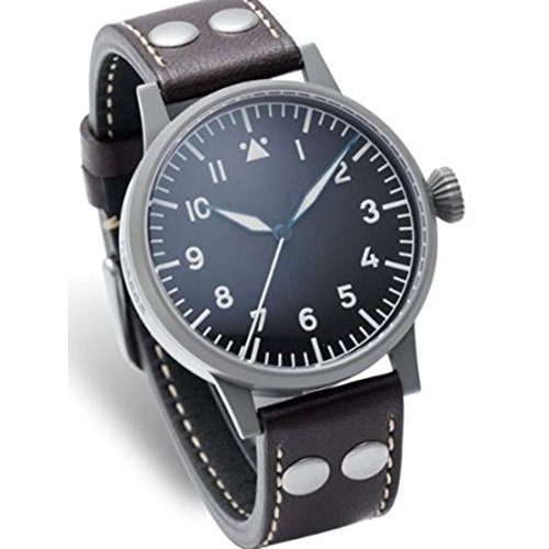 ラコ/LACO/腕時計/オリジナルパイロットウォッチ/手巻き/861746/Memmingen/メミンゲン/ドイツメイド/ミリタリー/ブラック×ブラウン