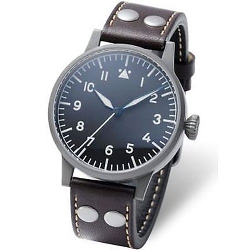 ラコ/LACO/腕時計/オリジナルパイロットウォッチ/手巻き/861746/Memmingen/メミンゲン/ドイツメイド/ミリタリー/ブラック×ブラウン