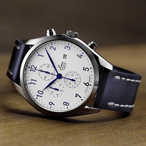 バンドレザー系Laco ラコ 861789 Sylt クロノグラフ ジルト 腕時計