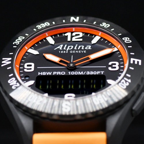 アルピナ/Alpina/腕時計/ALPINERX/アルパイナーX/メンズ/スイスメイド/AL-283LBN5NAQ6/オレンジ/スマートウォッチ