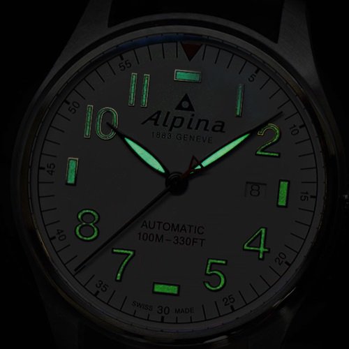 アルピナ/Alpina/腕時計/STARTIMER PILOT/スタータイマー/メンズ/スイスメイド/AL-525S4S6/ホワイト/パイロットウォッチ