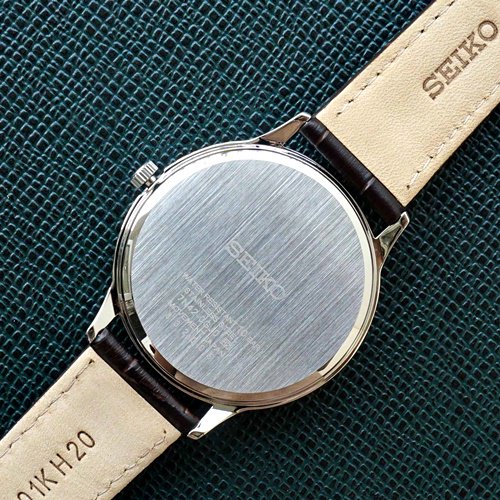 セイコー/SEIKO/逆輸入/腕時計/CLASSIC/クラシック/SGEH83P1/メンズ/クォーツ/ジャパンムーブメント/デイトカレンダー/シルバー×ブラウン