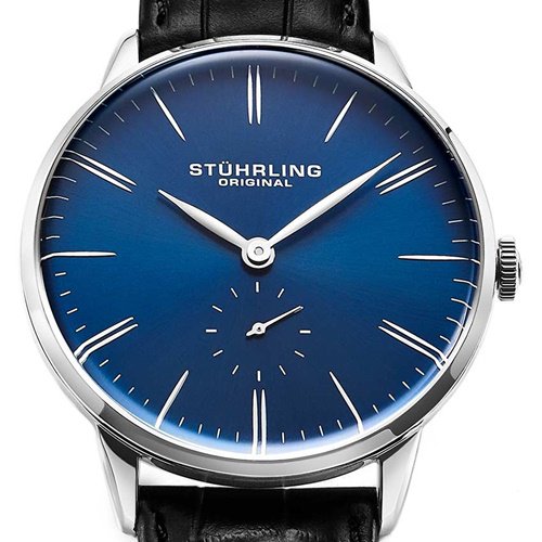 ストゥーリングオリジナル/Stuhrling Original/腕時計/Symphony/Maestro  849/849.03/メンズ/日本製クォーツ/スモールセコンド/ブルー