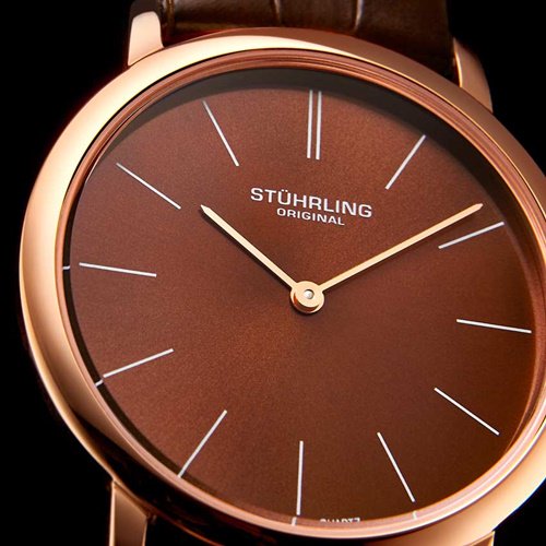 ストゥーリングオリジナル/Stuhrling Original/腕時計/Symphony/Ascot  601/601.3345K55/メンズ/クォーツ/銅色