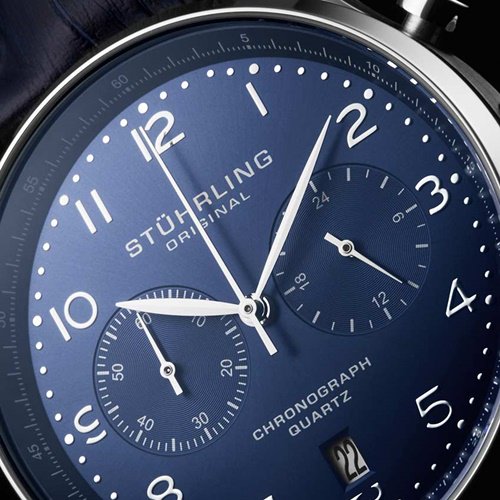 ストゥーリングオリジナル/Stuhrling Original/腕時計/Monaco/GR1-Q  896/896.03/メンズ/クォーツ/クロノグラフ/ブルー