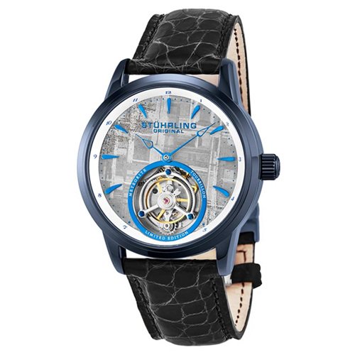 ストゥーリングオリジナル/Stuhrling Original/腕時計/Tourbillon/Meteorite  860/860.02/メンズ/オートマチック/隕石ダイアル/オープンハート