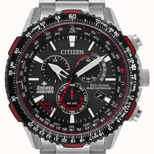 シチズン/CITIZEN/腕時計/プロマスター/レッドアローズ/メンズ/CB5008-82E/エコドライブ/電波時計/クロノグラフ/ワールドタイム