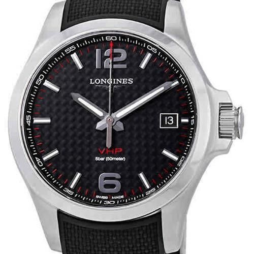 ロンジン/Longines/腕時計/Conquest  VHP/コンクエスト/L37164669/メンズ/クォーツ/スイスメイド/デイトカレンダー/ブラックカーボン