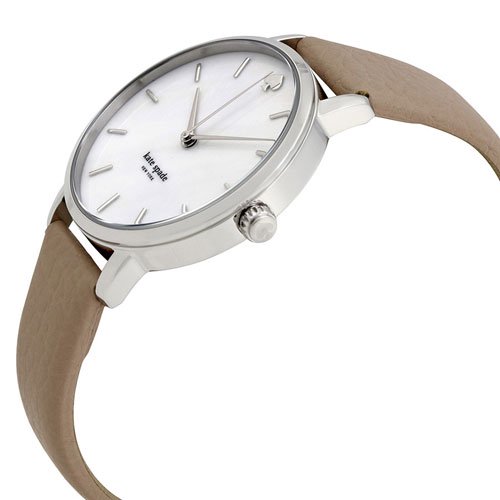 ケイトスペード/  /時計//メトロ/ホワイト×グレーレザーベルト   腕時計の通販ならワールドウォッチショップ