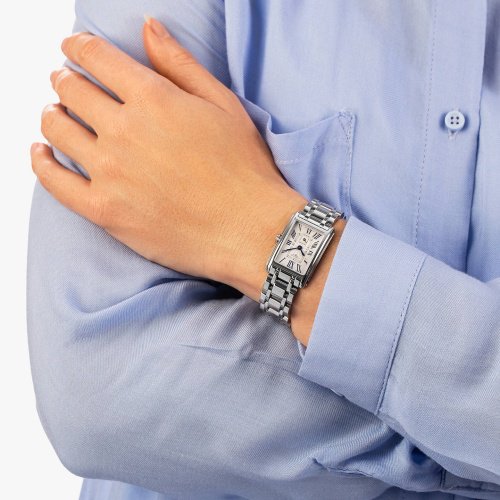 LONGINES クォーツ ドルチェヴィータ スモセコ 純正メタルベルト 腕時計古着良品tete時計