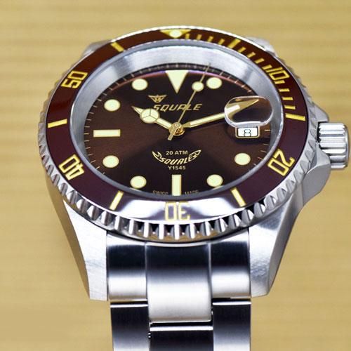 信頼 スクワーレ Squale 1545 Heritage Ceramic 自動巻き 時計 