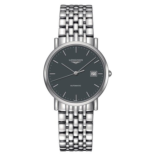 ロンジン/Longines/腕時計/Elegant/エレガント/L4.809.4.72.6/レディース/オートマチック/スイスメイド/デイトカレンダー/グレー