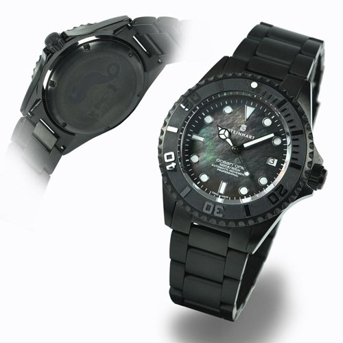 スタインハート/Steinhart/腕時計/オーシャン/OCEAN 1 BLACK DLC MOP/メンズ/スイスメイドオートマチック