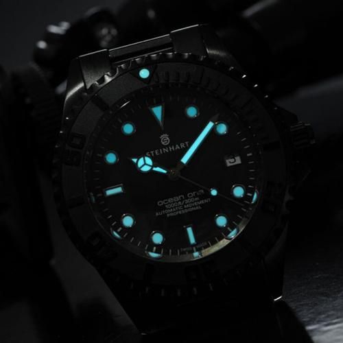 スタインハート/Steinhart/腕時計/オーシャン/OCEAN 1 BLACK DLC MOP