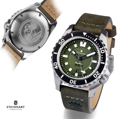 スタインハート/Steinhart/腕時計/トリトン/TRITON 300 GREEN/ダイバーズウォッチ/メンズ/スイスメイド
