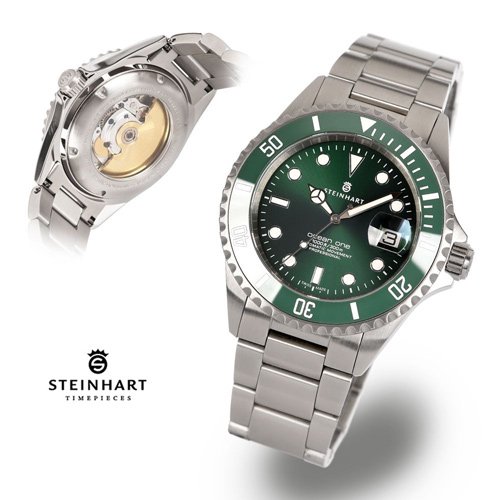 スタインハート/Steinhart/腕時計/オーシャン/Ocean 1 Double Green Ceramic  Premium/ダイバーズウォッチ/メンズ/スイスメイド
