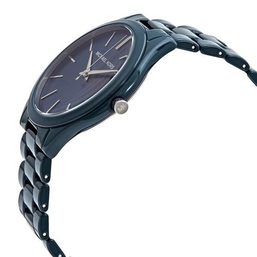 MICHAEL KORS ネイビー腕時計 Michael Kors Men's Merrick Chronograph Gunmetal Stainless