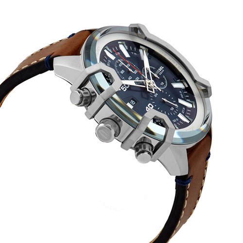 ディーゼル/腕時計/MS9/GRIFFED/DZ4518/ブルー×ブラウンレザー- 腕時計