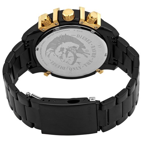 ディーゼル/腕時計/GRIFFED/DZ4525/ゴールド×ブラックステンレスベルト- 腕時計の通販ならワールドウォッチショップ