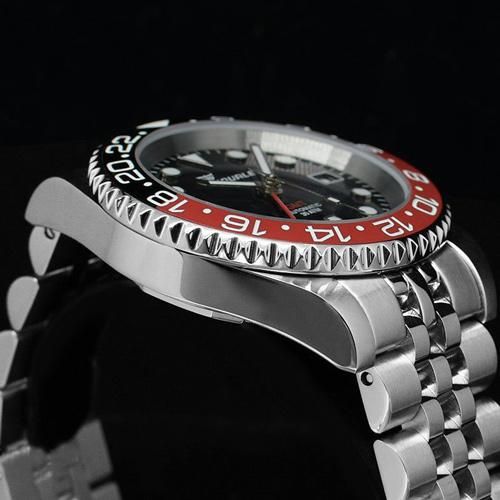 スクワーレ|Squale/時計/1545GBLRC/GMT/オートマチック/ブラック スクワーレ|Squale/時計/1545GBLRC/GMT/オートマチック/ブラック