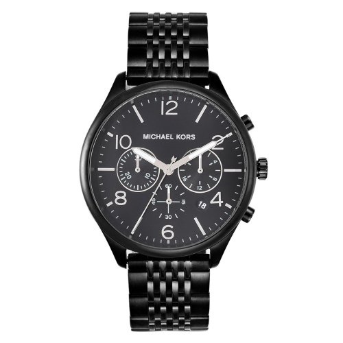 マイケルコース　時計　メンズ　メリック　MK8640　ブラック×ブラックベルト- 腕時計の通販ならワールドウォッチショップ