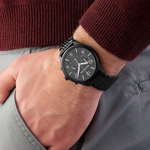 マイケルコース　時計　メンズ　メリック　MK8640　ブラック×ブラックベルト- 腕時計の通販ならワールドウォッチショップ