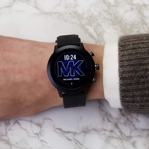 マイケルコース　時計　メンズ　スマートウォッチ　MKT5072　アルミケース×ブラックシリコン- 腕時計の通販ならワールドウォッチショップ