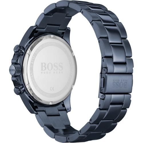 ヒューゴボス Hugo Boss 自動腕時計 美品 ヒューゴボス 時計 メンズ ヒーロー 1513758 ブルー×ブルー