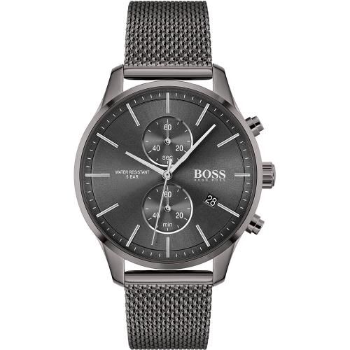 BOSS 時計 ブラックレザーバンド、新品未使用品。先月電池交換済み ヒューゴボス｜Hugo Boss 時計 - 腕時計の通販ならワールド