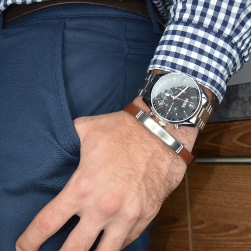 HUGO BOSS ボス 腕時計 シェル 革ベルト ステンレス ジルコニア 防水腕時計
