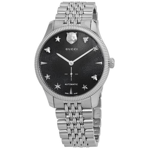 グッチ　時計　メンズ　G-タイムレス　YA126353　ブラック×シルバーステンレスベルト- 腕時計の通販ならワールドウォッチショップ