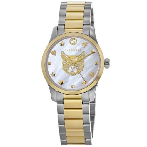 グッチ　時計　レディース　G-タイムレス　YA1265012　マザーオブパール×ツートンカラーステンレスベルト-  腕時計の通販ならワールドウォッチショップ