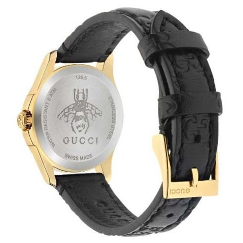 グッチ　時計　レディース　G-タイムレス　YA126581A　ブラック×ブラックレザーベルト- 腕時計の通販ならワールドウォッチショップ