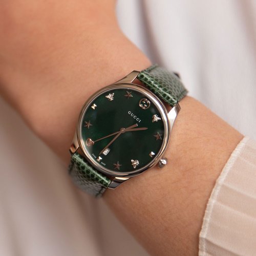 腕時計【新品】グッチ　１２６．４／ＹＡ１２６４０４２　Ｇタイムレス　クォーツ