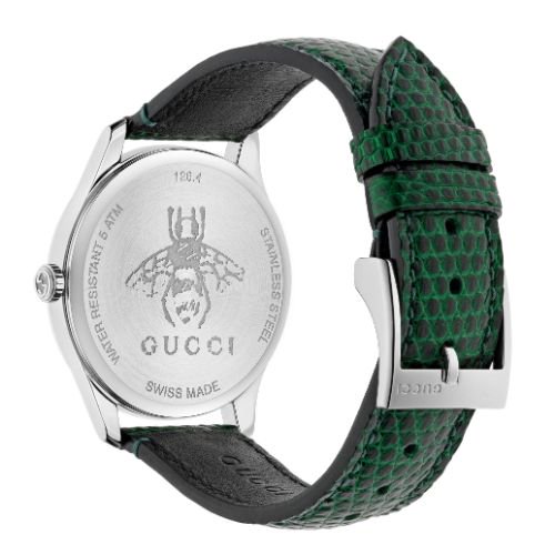 グッチ　時計　レディース　G-タイムレス　YA1264042　グリーンマザーオブパール×グリーンリザードレザーベルト-  腕時計の通販ならワールドウォッチショップ