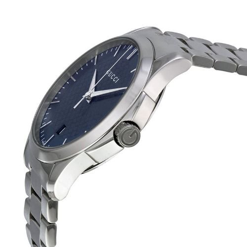 グッチ　時計　ユニセックス　G-タイムレス　YA126440　ブルー×シルバーステンレスベルト- 腕時計の通販ならワールドウォッチショップ