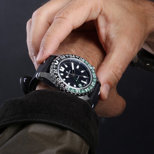 スタインハート/Steinhart/腕時計/Traveler GMT Green/メンズ/スイスメイドオートマチック