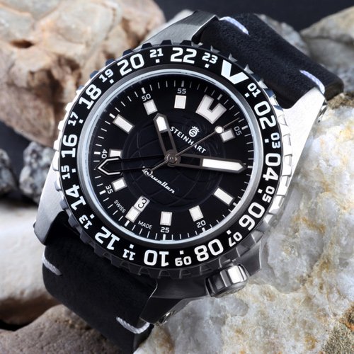 スタインハート/Steinhart/腕時計/Traveler GMT Black/メンズ/スイスメイドオートマチック