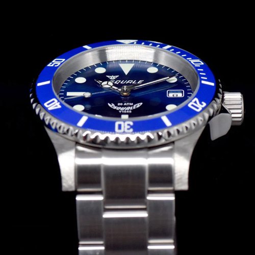 スクワーレ/Squale/時計/1545BRC/200M防水/セラミックベゼル/オートマチック/スイスメイド/ダイバーズ/ブルー